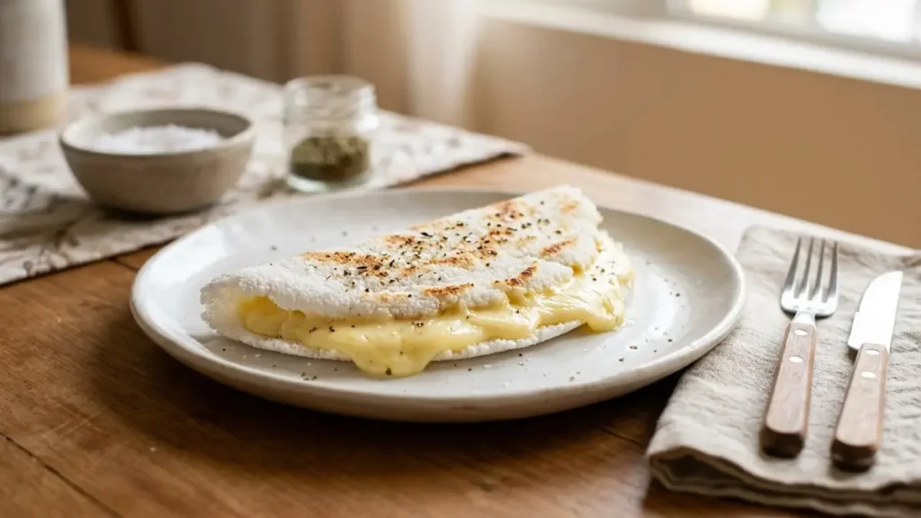Queijo Coalho: o Tesouro Nordestino que Faz Bem à Saúde 2 tapioca com queijo coalho derretido, receita saudável nordestina