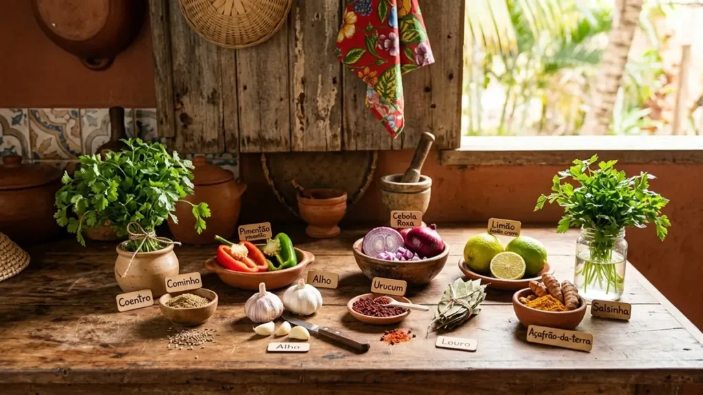 10 Temperos Nordestinos que Substituem o Sal  - Potes de vidro com especiarias nordestinas para armazenamento saudável